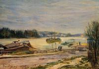 Sisley, Alfred - The Seine near Saint-Cloud, High Water